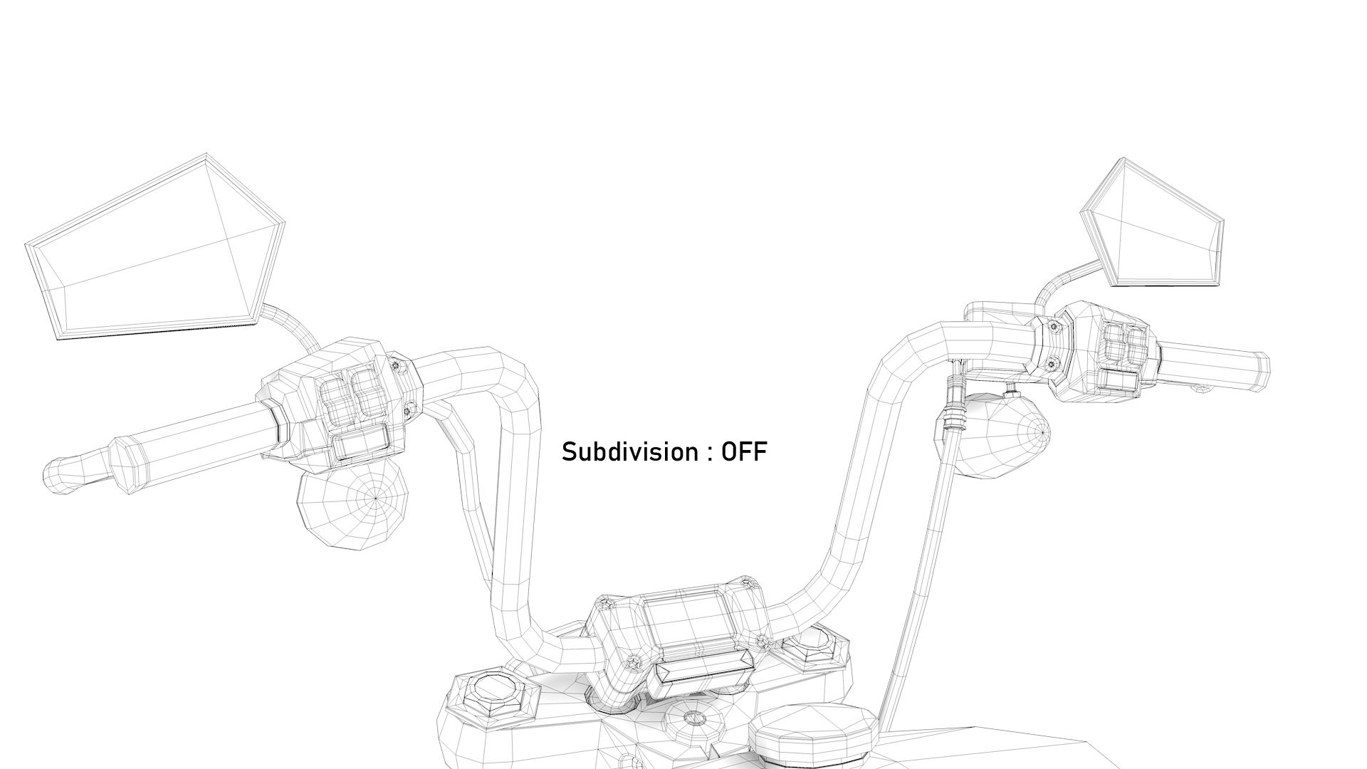 Harley Davidson Street Bob 2021 3D Model (Baja Orange)