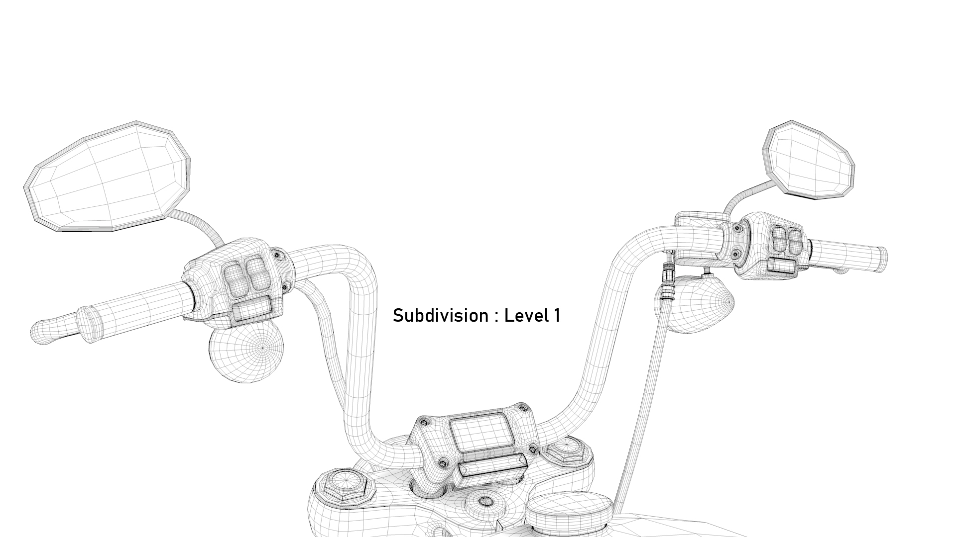 Harley Davidson Street Bob 2021 3D Model (Baja Orange)