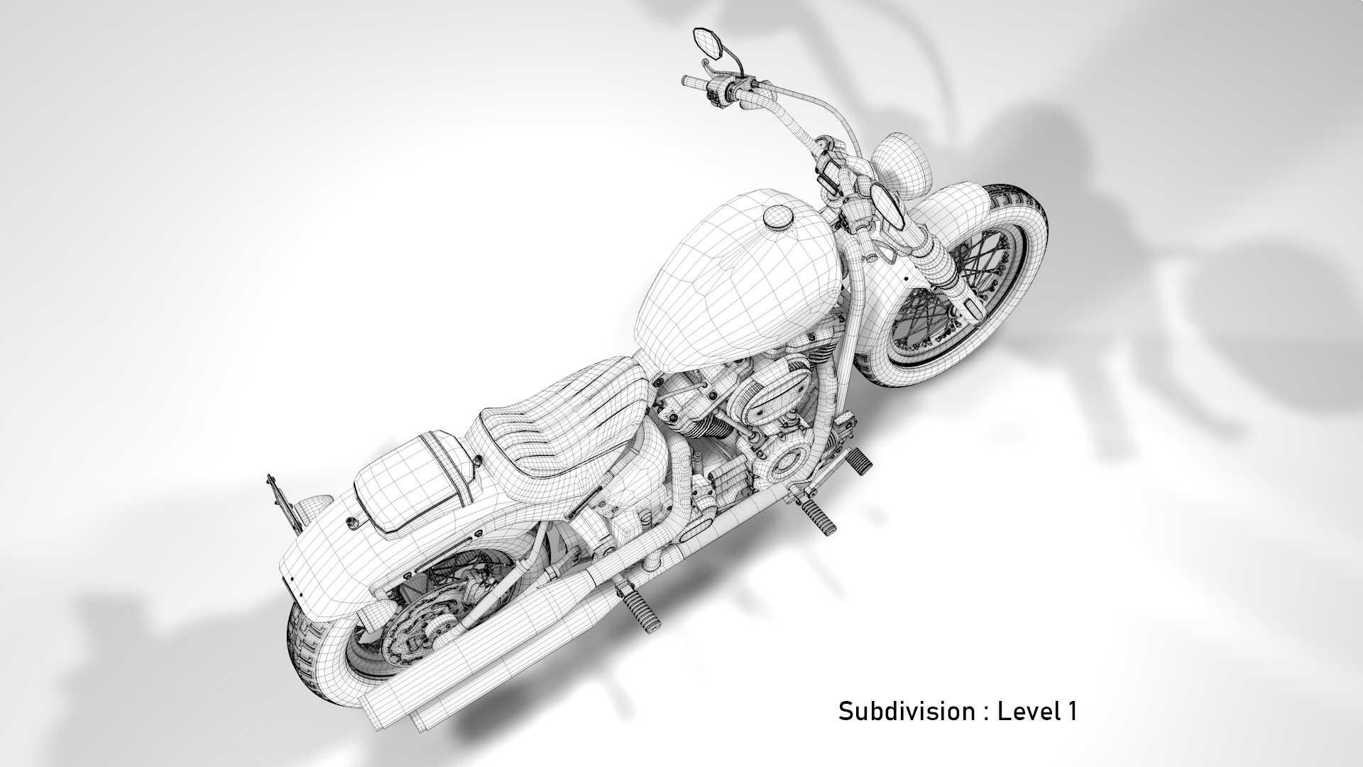 Harley Davidson Street Bob 2021 3D Model (All Colors)