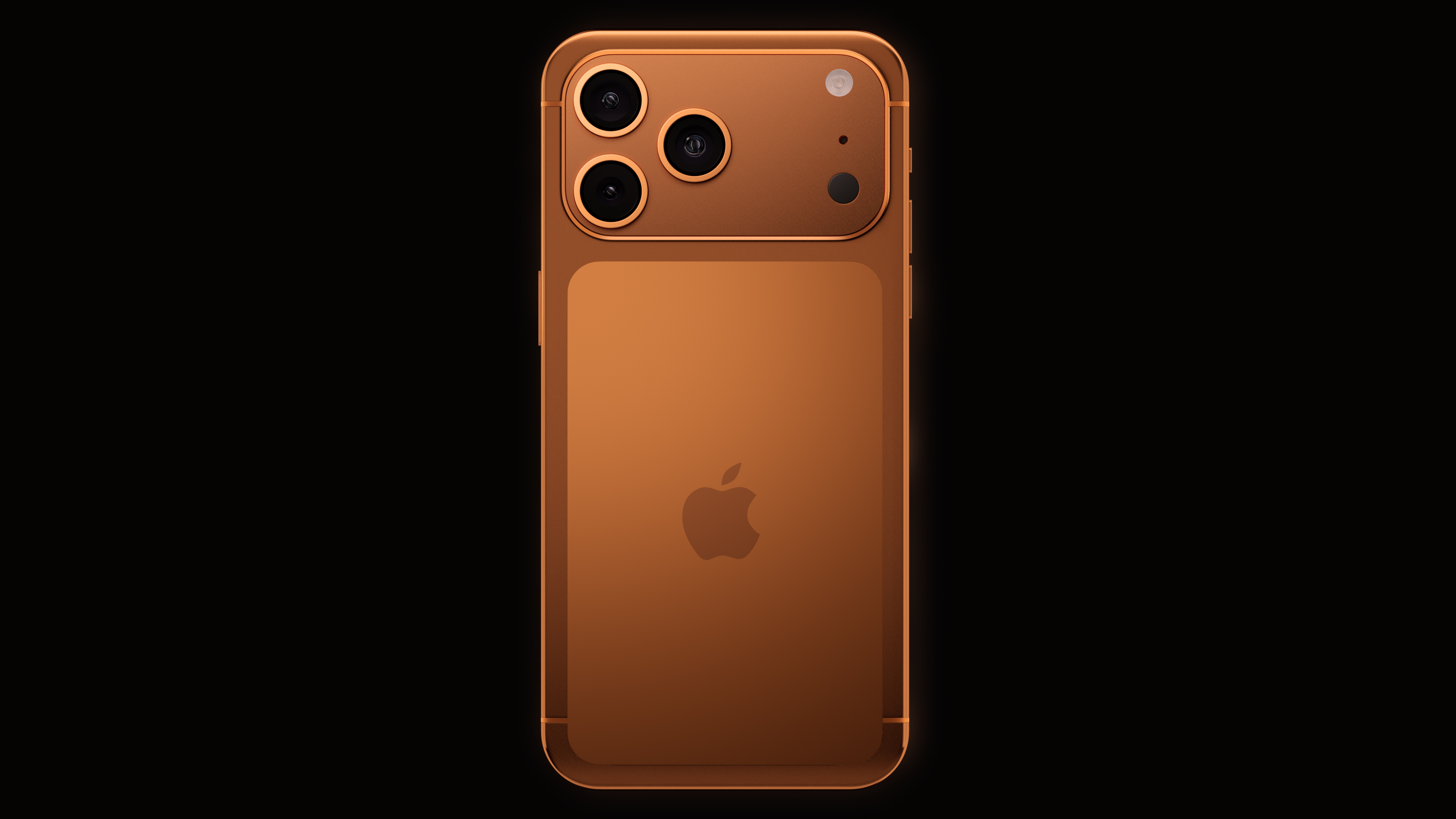 Apple iPhone 17 Pro Max 3D Model Cosmic Orange