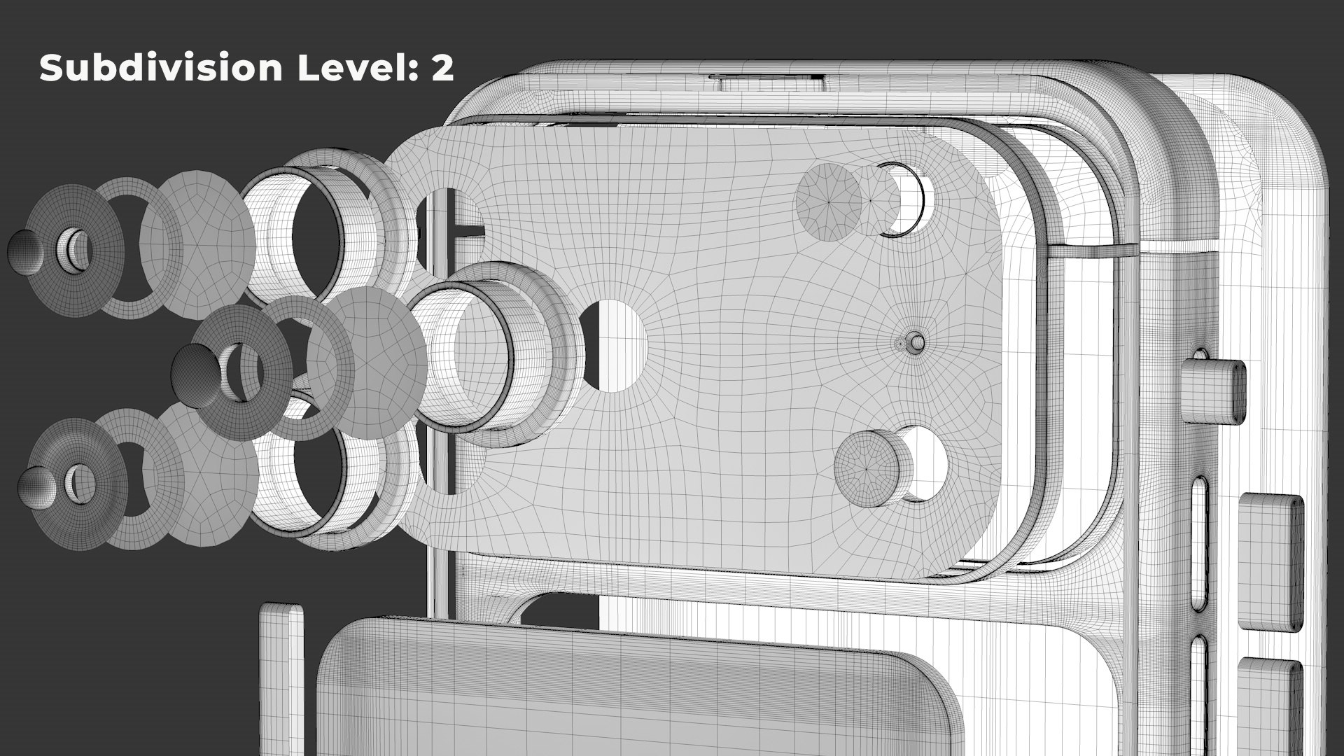 Apple iPhone 17 Pro Max 3D Model Cosmic Orange