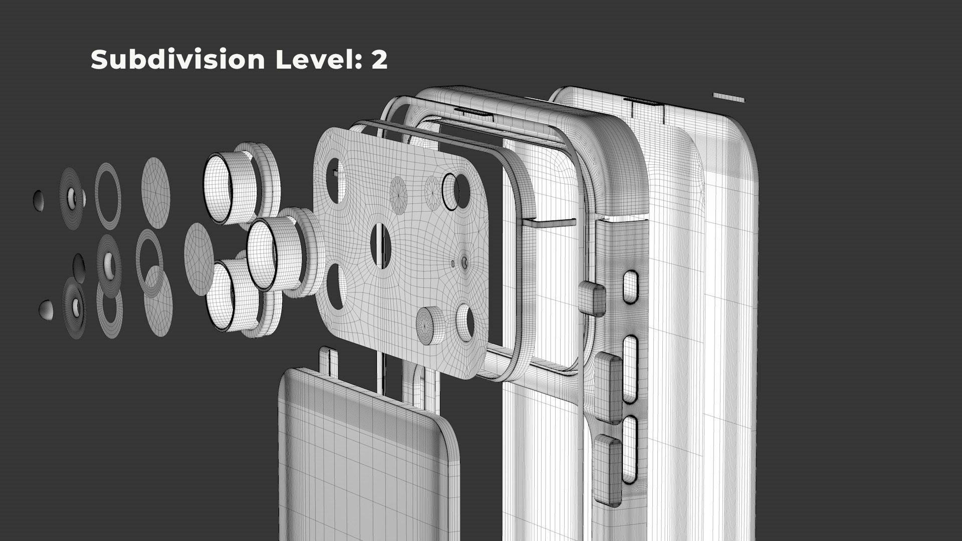 Apple iPhone 17 Pro Max 3D Model Cosmic Orange