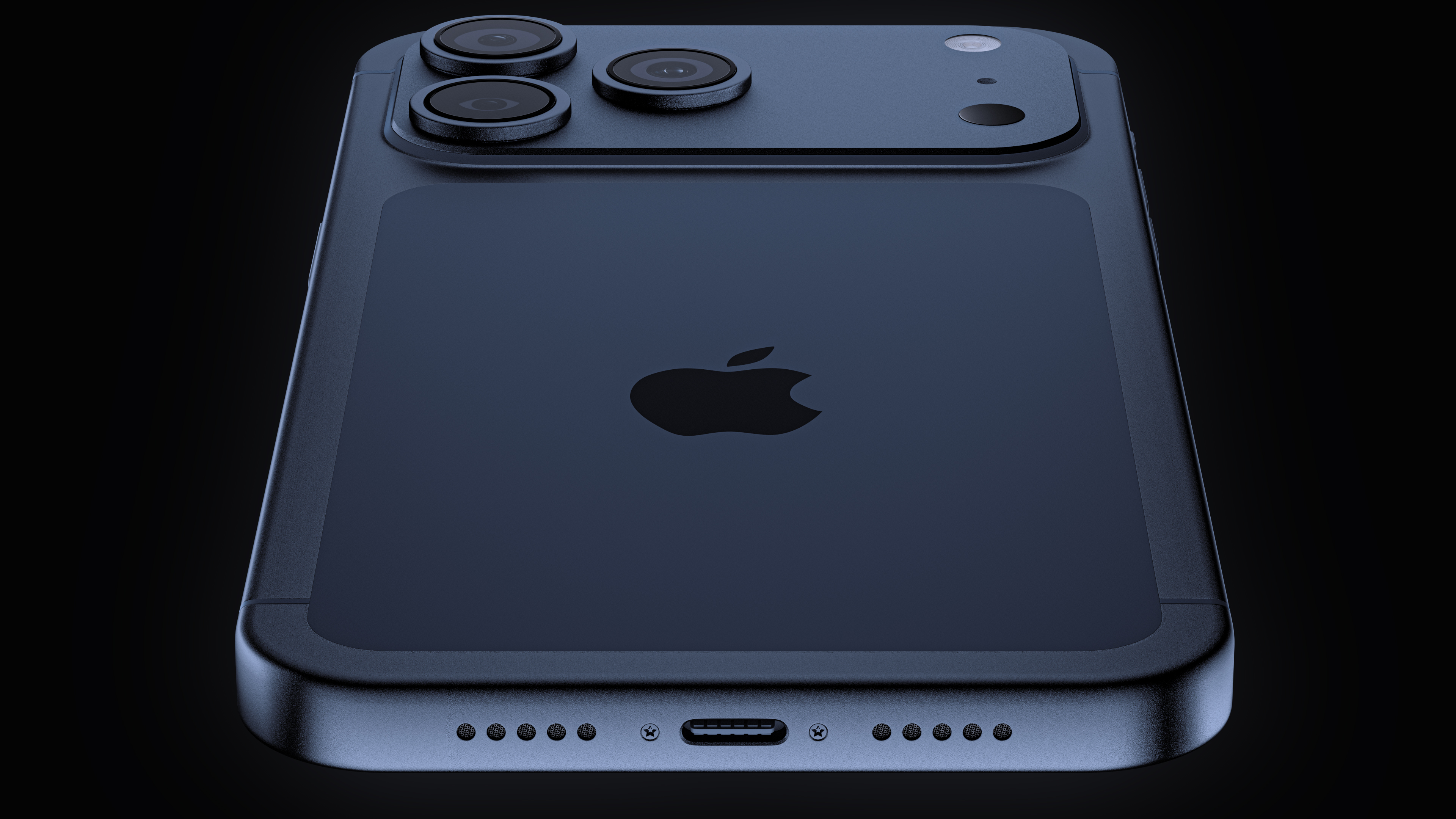 Apple iPhone 17 Pro Max 3D Model Deep Blue