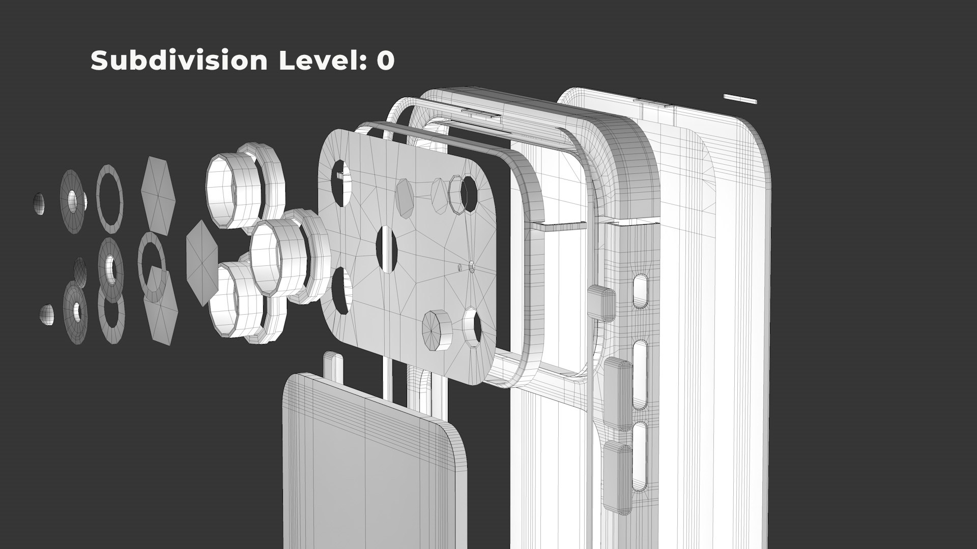 Apple iPhone 17 Pro Max 3D Model Deep Blue