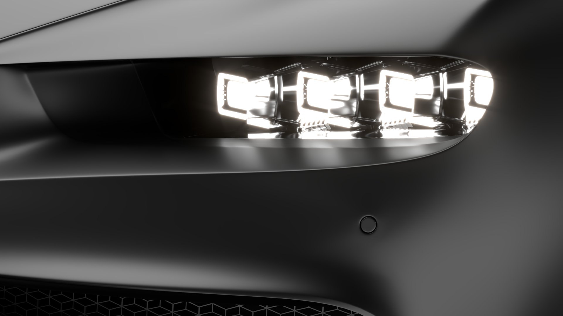 Bugatti Chiron Sport 3D Model 2021 Noire