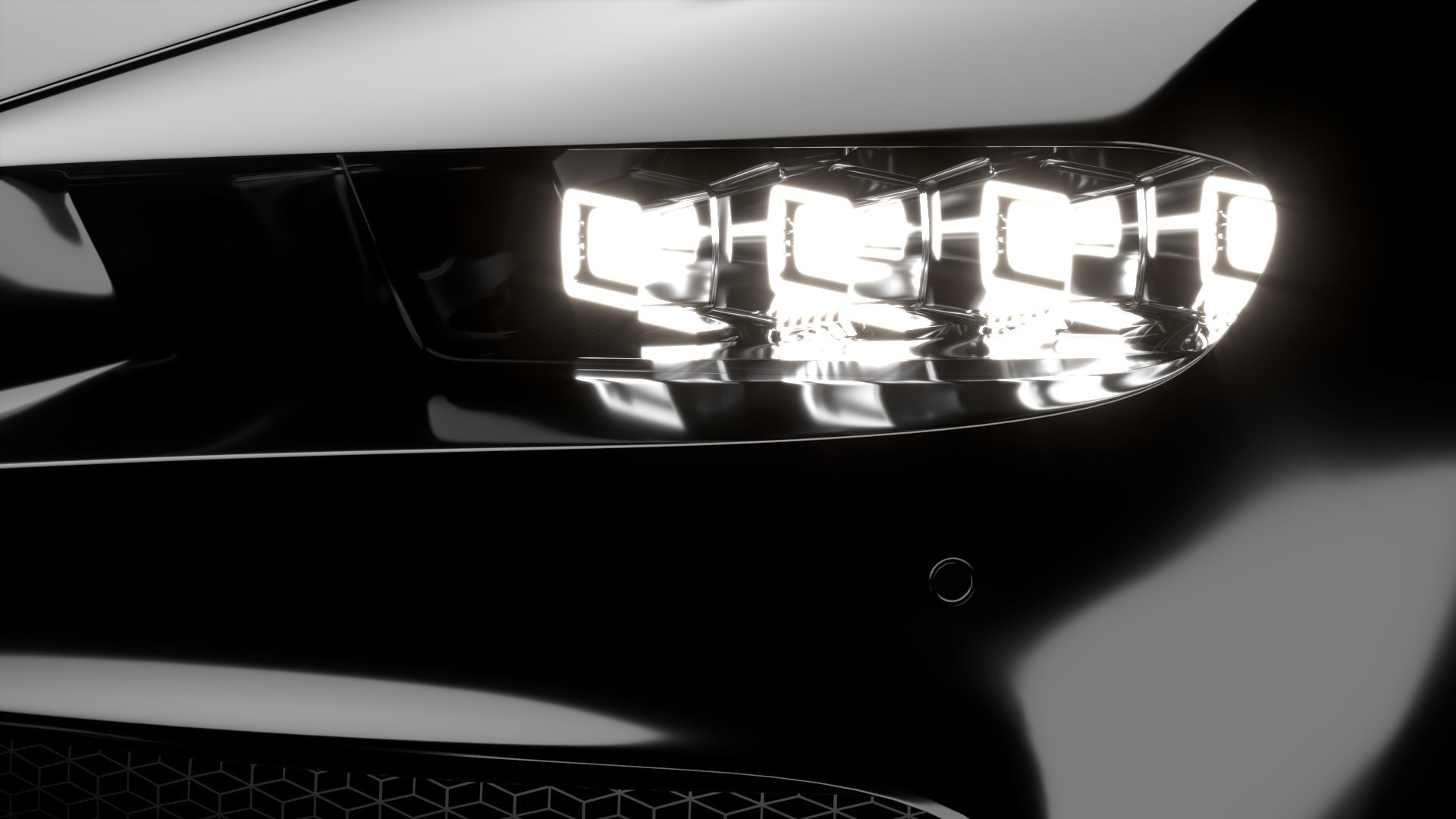 Bugatti Chiron Sport 3D Model 2021 Black