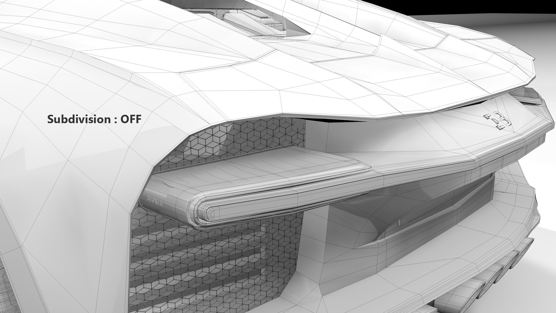 Bugatti Chiron Sport 3D Model 2021 Red