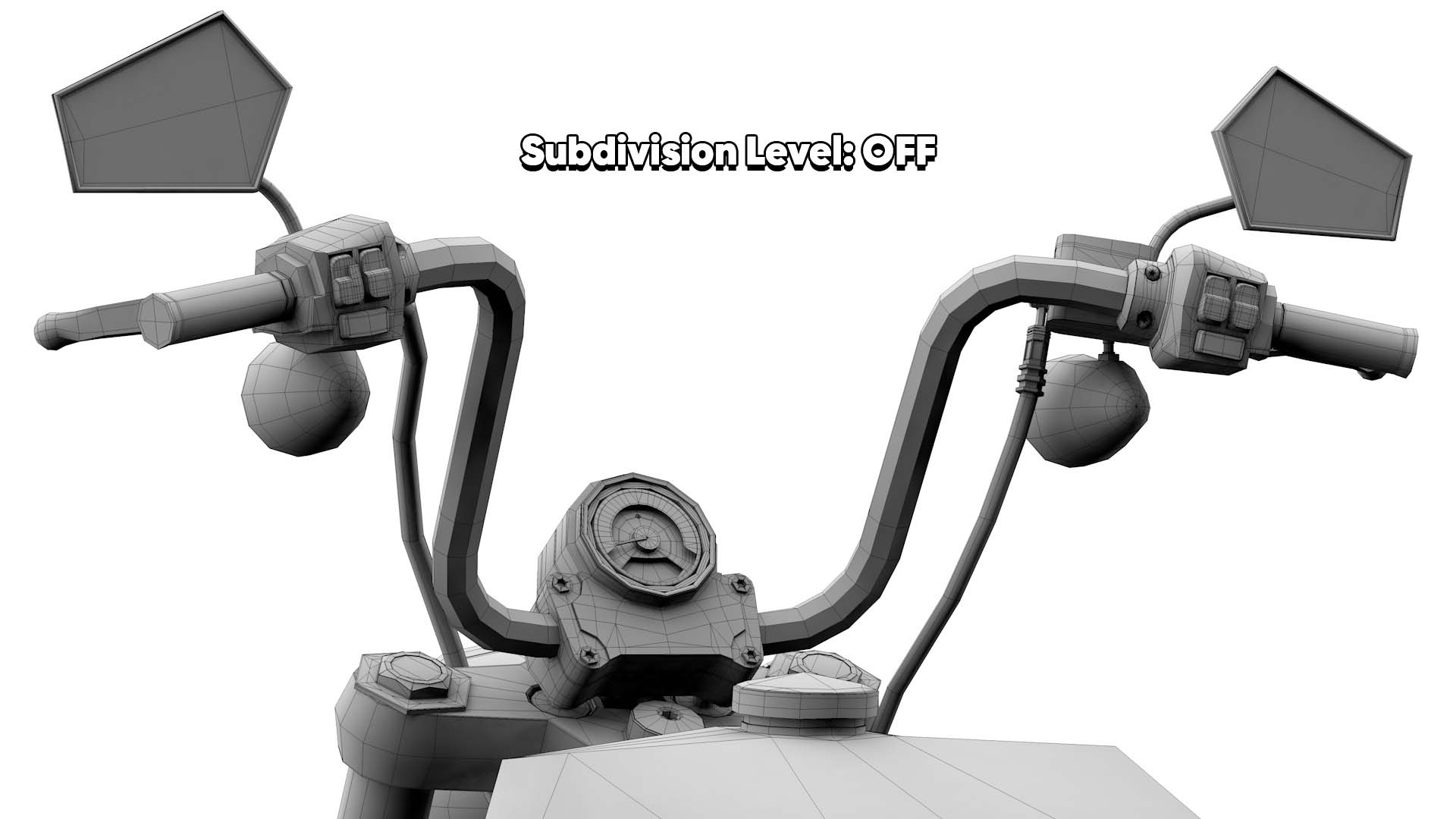 Harley Davidson Street Bob 2026 3D Model (Vivid Black)