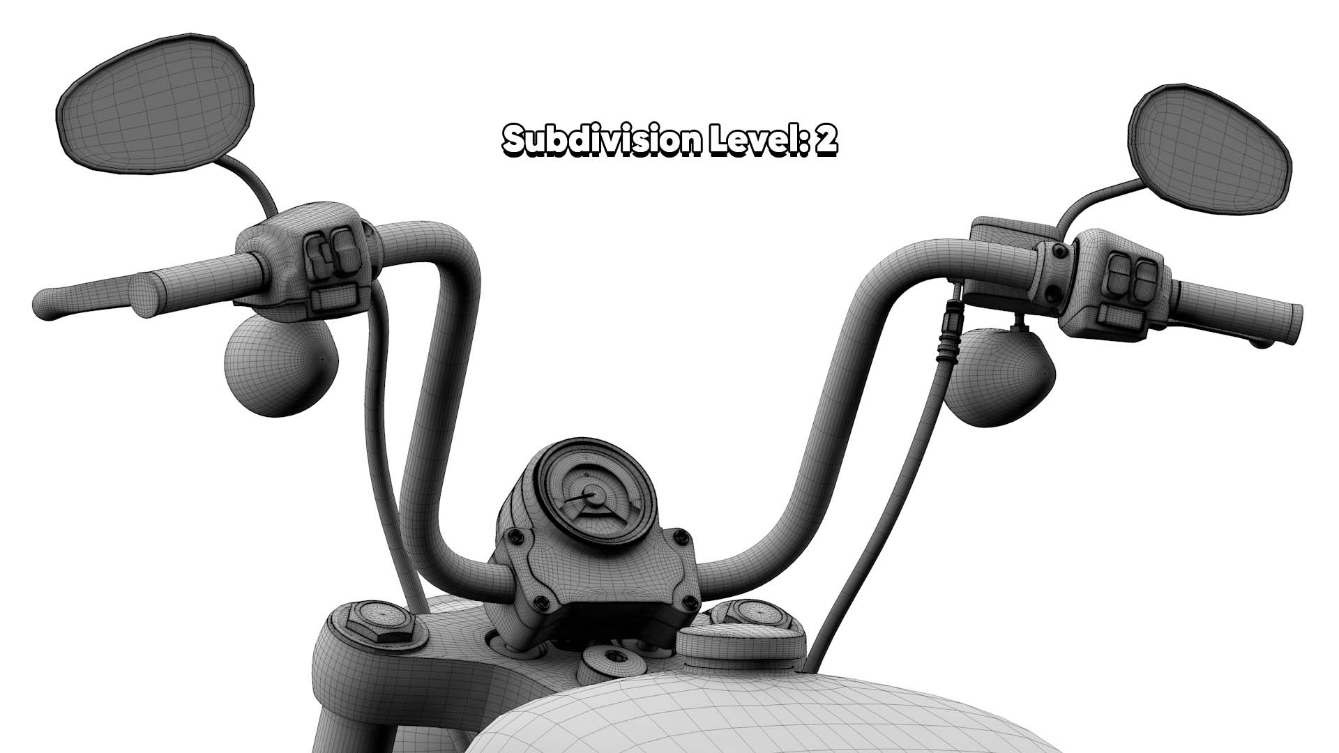 Harley Davidson Street Bob 2026 3D Model (Dark Billiard Gray)