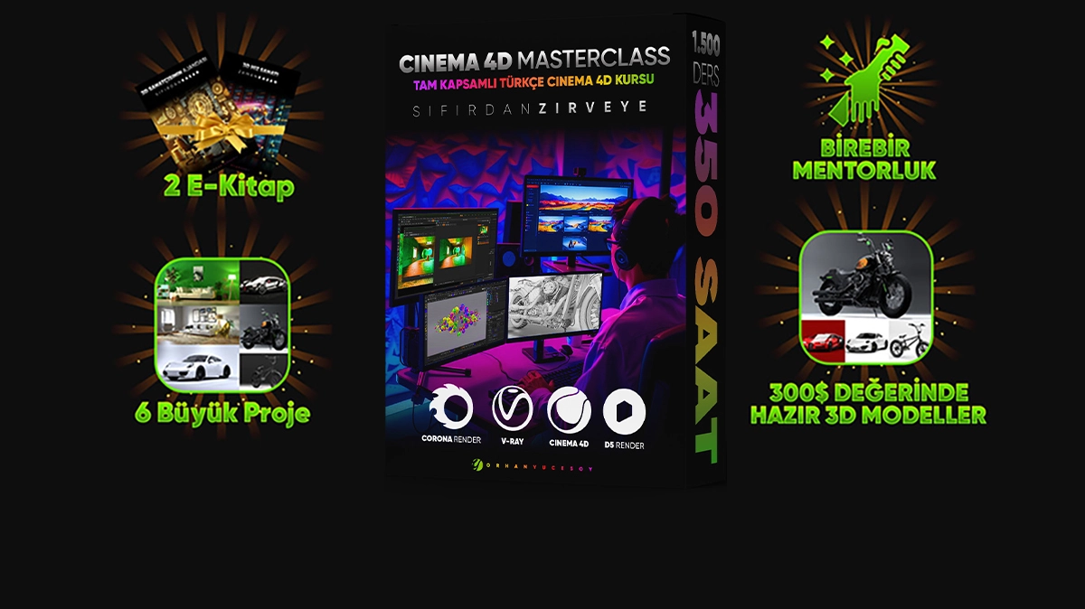 en kapsamlı c4d kursları